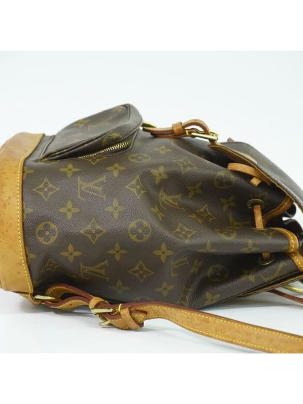 Louis Vuitton Montsouris MM Rucksack Sac Backpack Monogram Brown - Picture 4 of 9